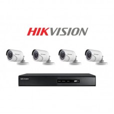 Kit Hikvision 4 cámaras con instalación 