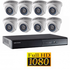 Kit Hikvision 8 cámaras con instalación